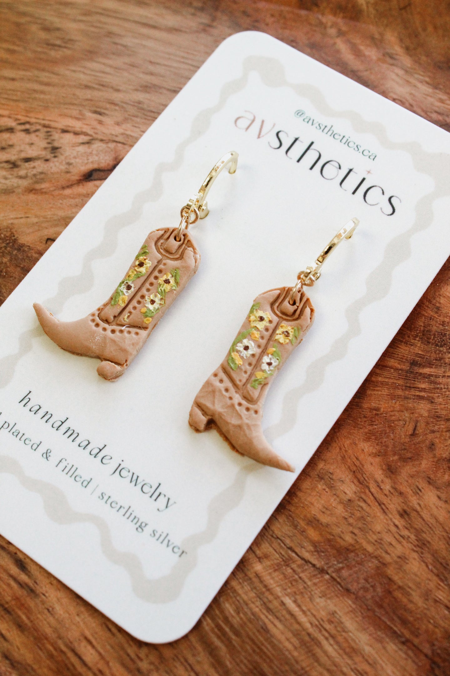 Hand-painted Cowgirl Boot Huggies